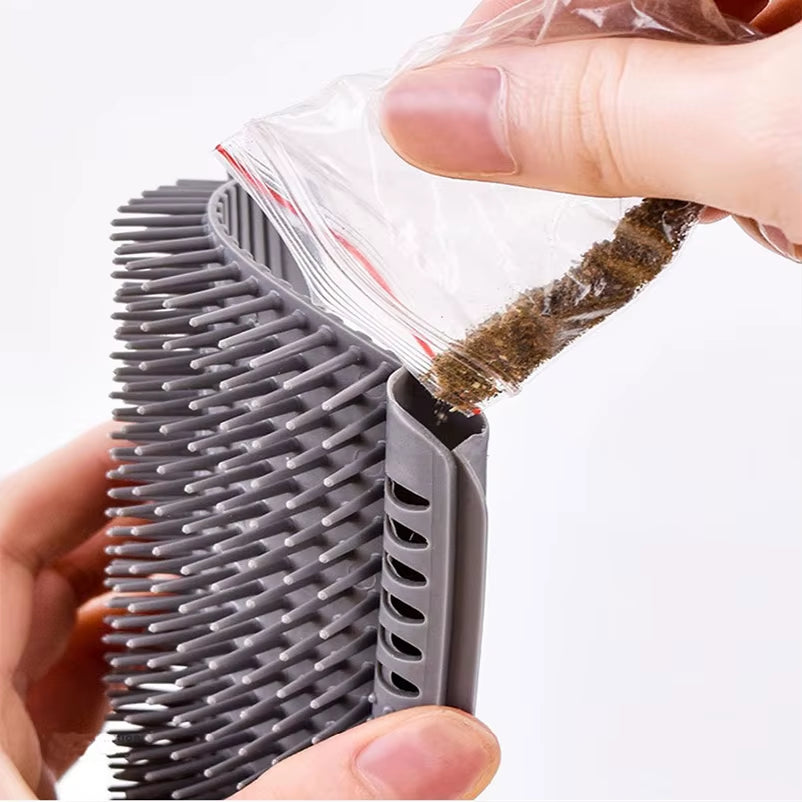 New Pet Cat Corner Scrubber Massager Cat Scratching Scratching Scratcher Cat Brush Comb Massage Corner Brush Pet Supplies
